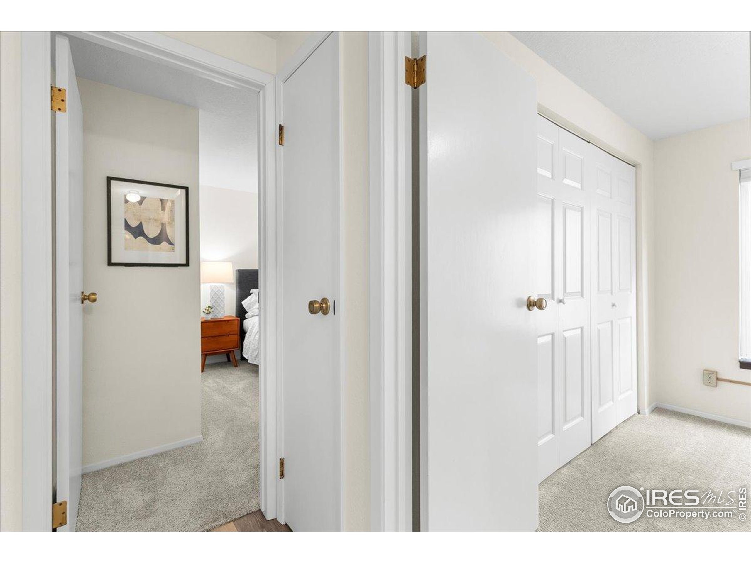 1204 Pomona Street, Unit S & T Fort Collins, CO 80521 - Photo 19 of 40 a view of a hallway with closet