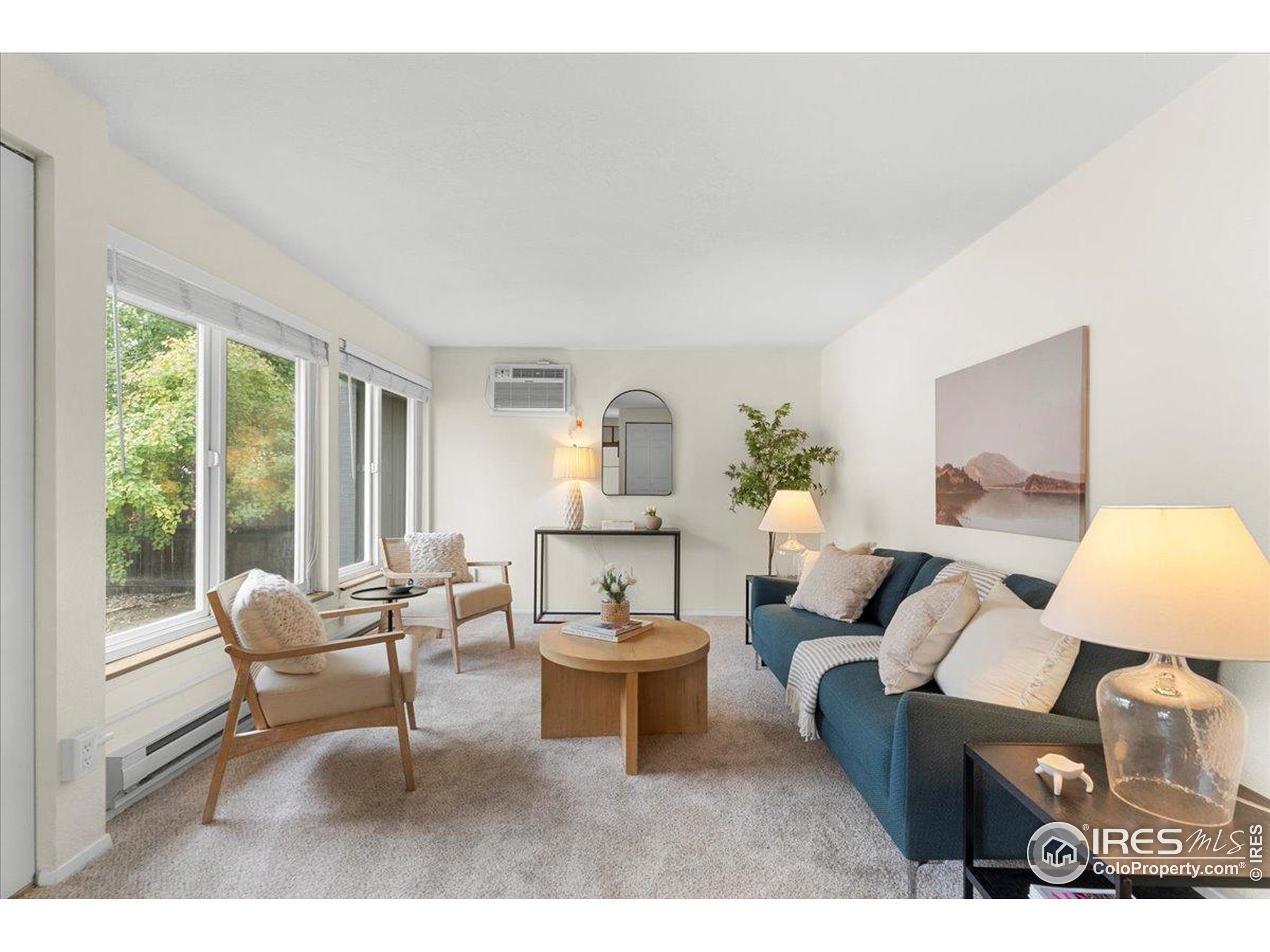 1204 Pomona Street, Unit S & T Fort Collins, CO 80521 - Photo 6 of 40 a living room with furniture a rug potted plant and a large window