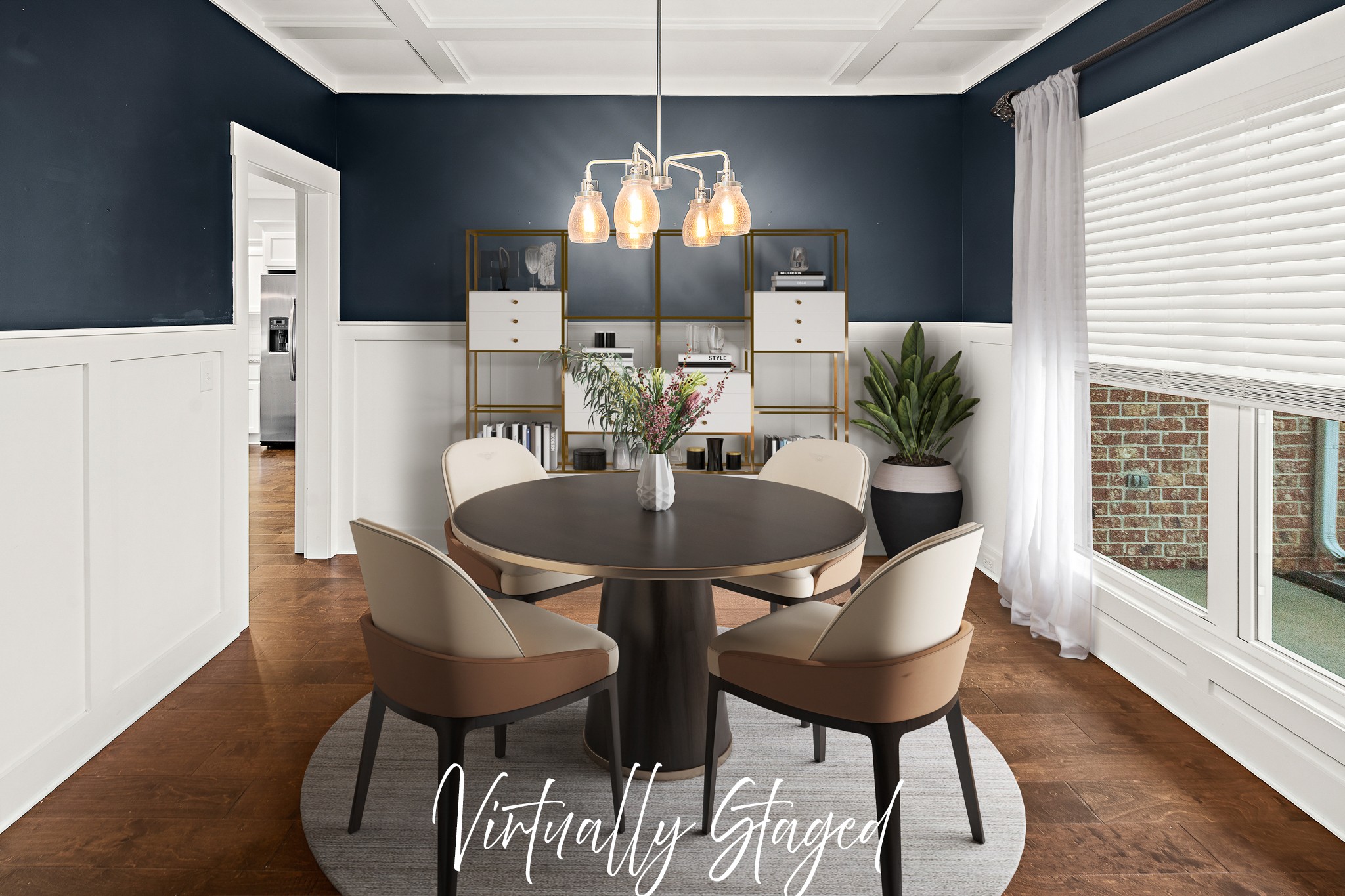 1105 Pegasus Run Lascassas, TN 37085 - Photo 19 of 48 a view of a dining room with furniture and wooden floor