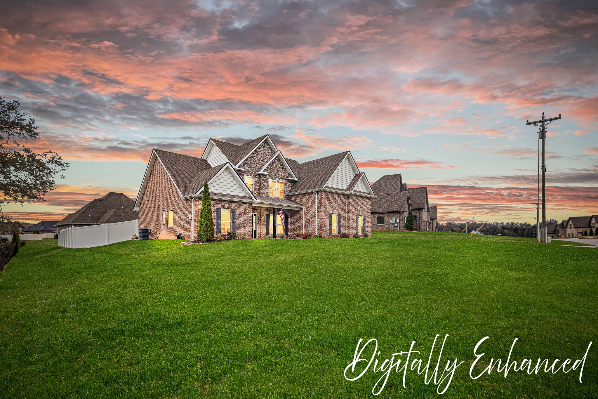1105 Pegasus Run Lascassas, TN 37085 - Photo 2 of 48 a view of a big house with a big yard and large trees