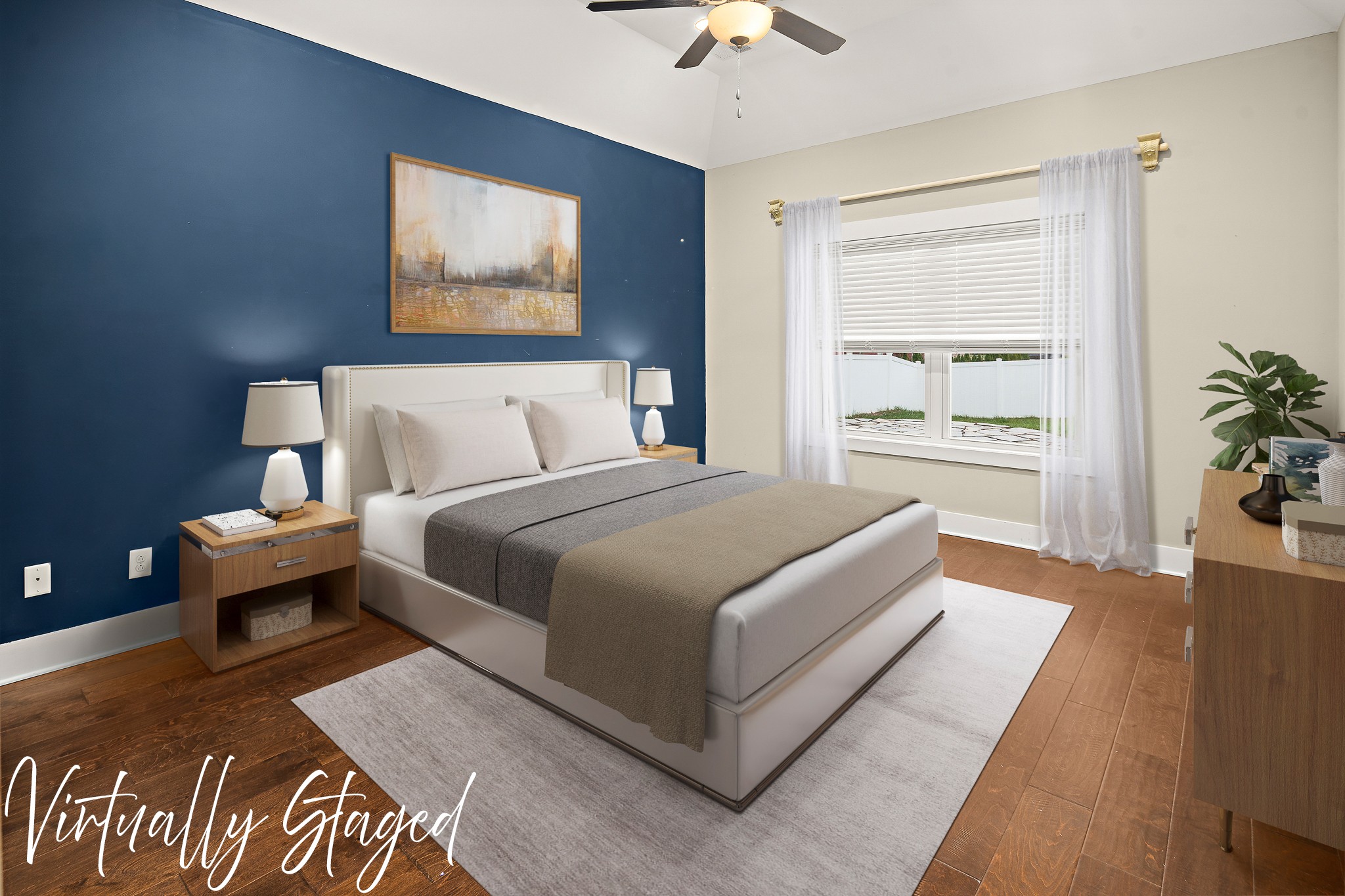 1105 Pegasus Run Lascassas, TN 37085 - Photo 21 of 48 a spacious bedroom with a bed and a chandelier
