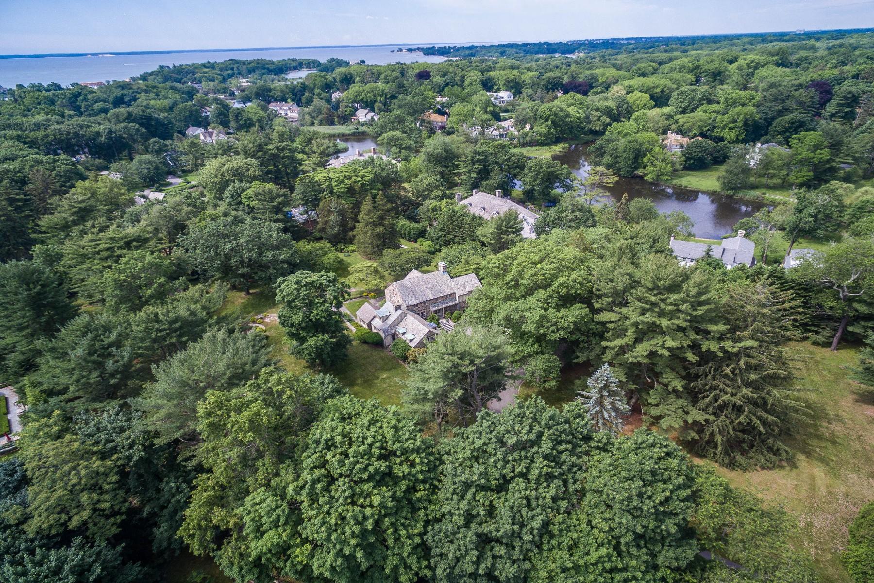 42 Old Farm Road Darien, CT 06820 - Photo 35 of 35 a view of a forest with a street