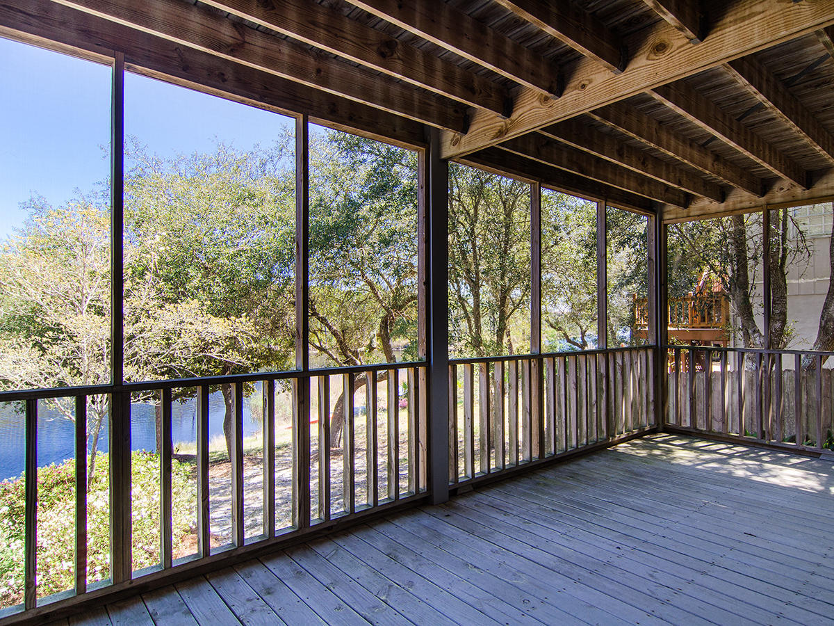 111 B Blue Lake Road Santa Rosa Beach, FL 32459 - Photo 17 of 34 a view of a porch