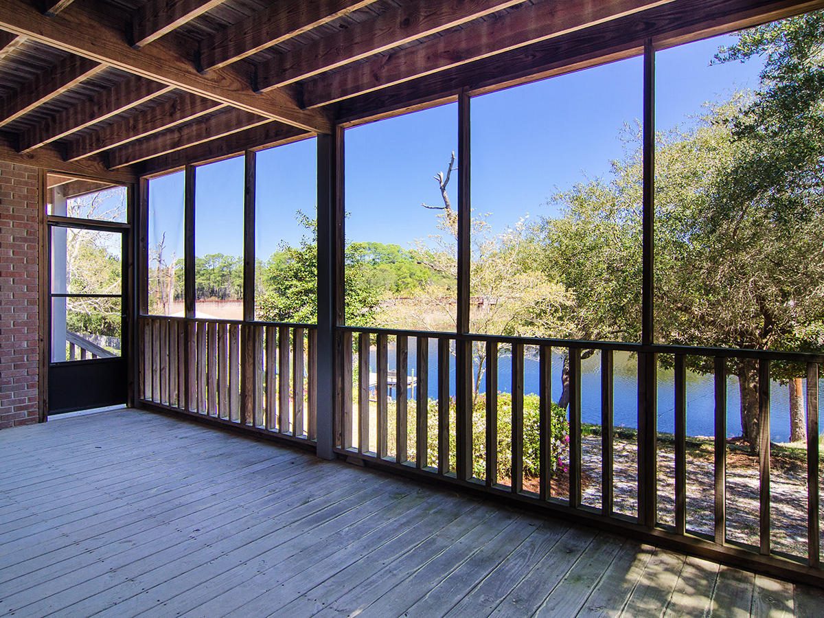 111 B Blue Lake Road Santa Rosa Beach, FL 32459 - Photo 18 of 34 a view of a porch