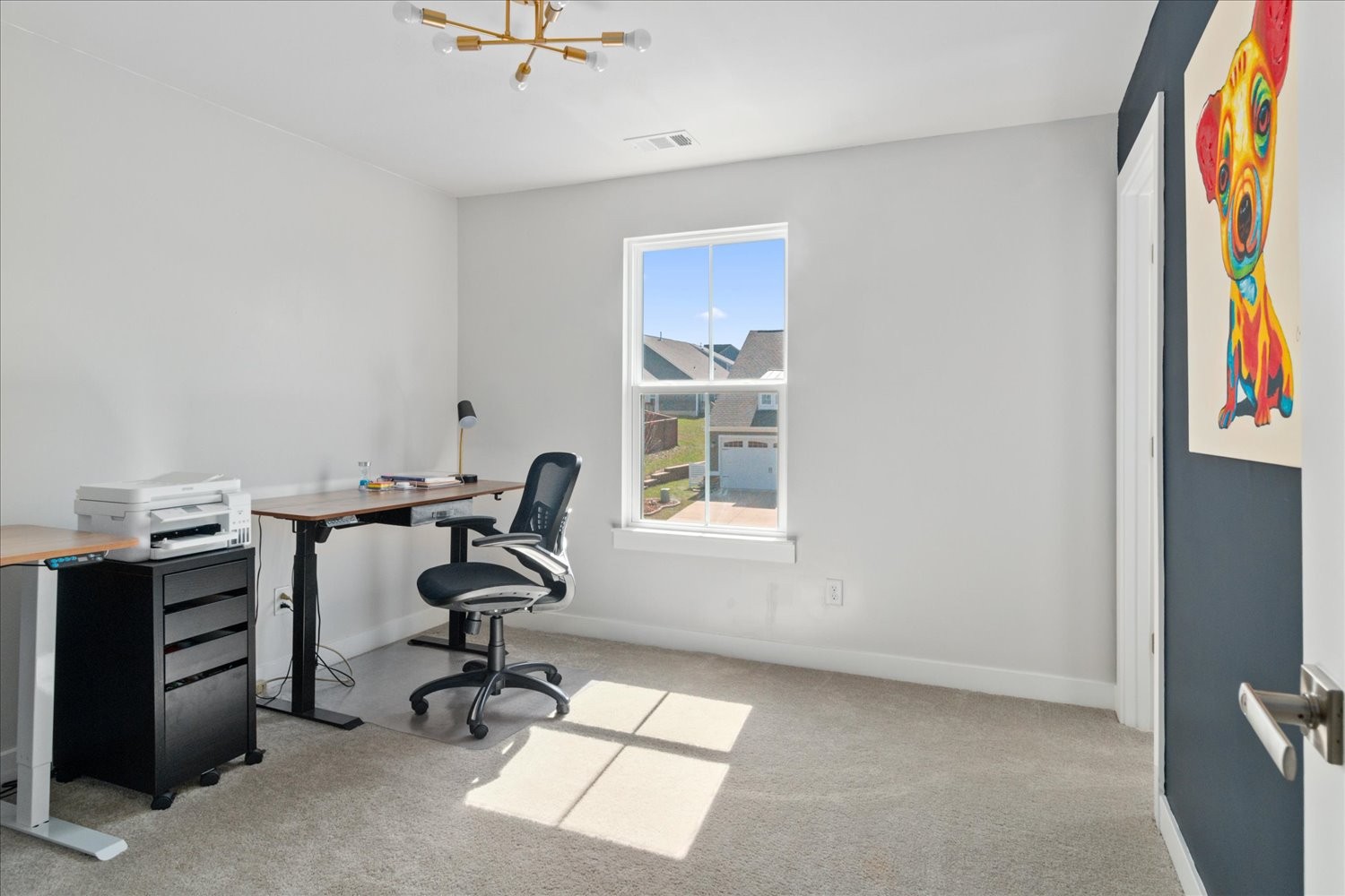 9357 Barco Road Brentwood, TN 37027 - Photo 21 of 29 a view of a workspace with furniture and a window