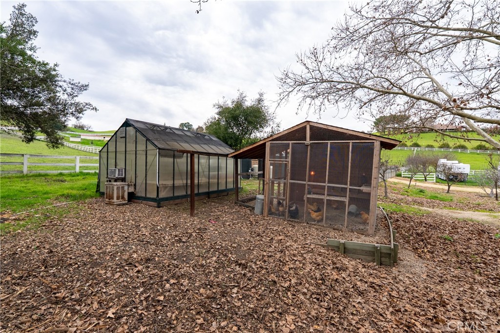 805 Spring Creek Way Templeton, CA 93465 - Photo 61 of 65 Chicken Coop and Greenhouse