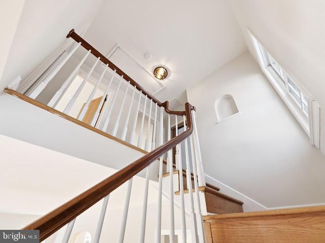 201 Grape Street Hammonton, NJ 08037 - Photo 24 of 34 a view of staircase with railing and white walls