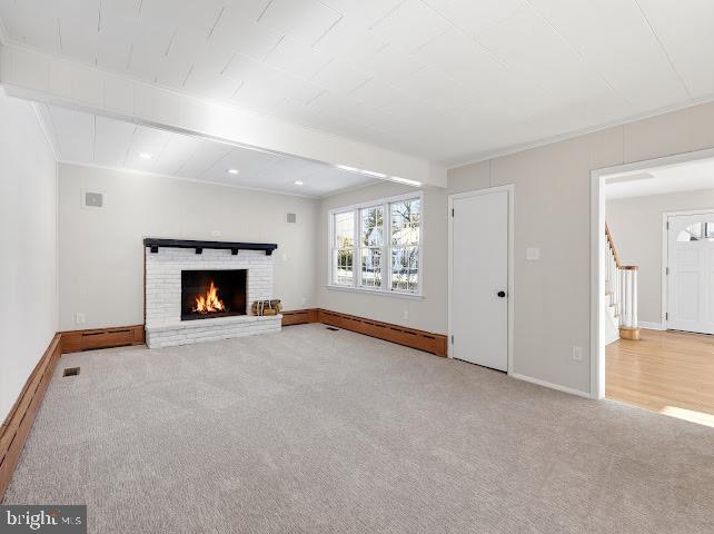 201 Grape Street Hammonton, NJ 08037 - Photo 10 of 34 an empty room with windows and fireplace