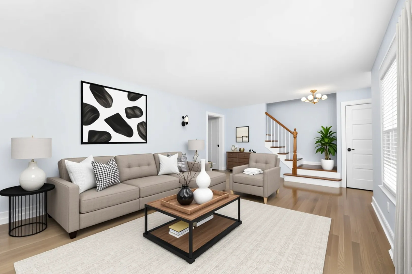 716 North Western Avenue Park Ridge, IL 60068 - Photo 2 of 26 a living room with furniture and a large window with rug