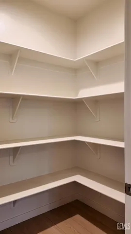 a close view of closet