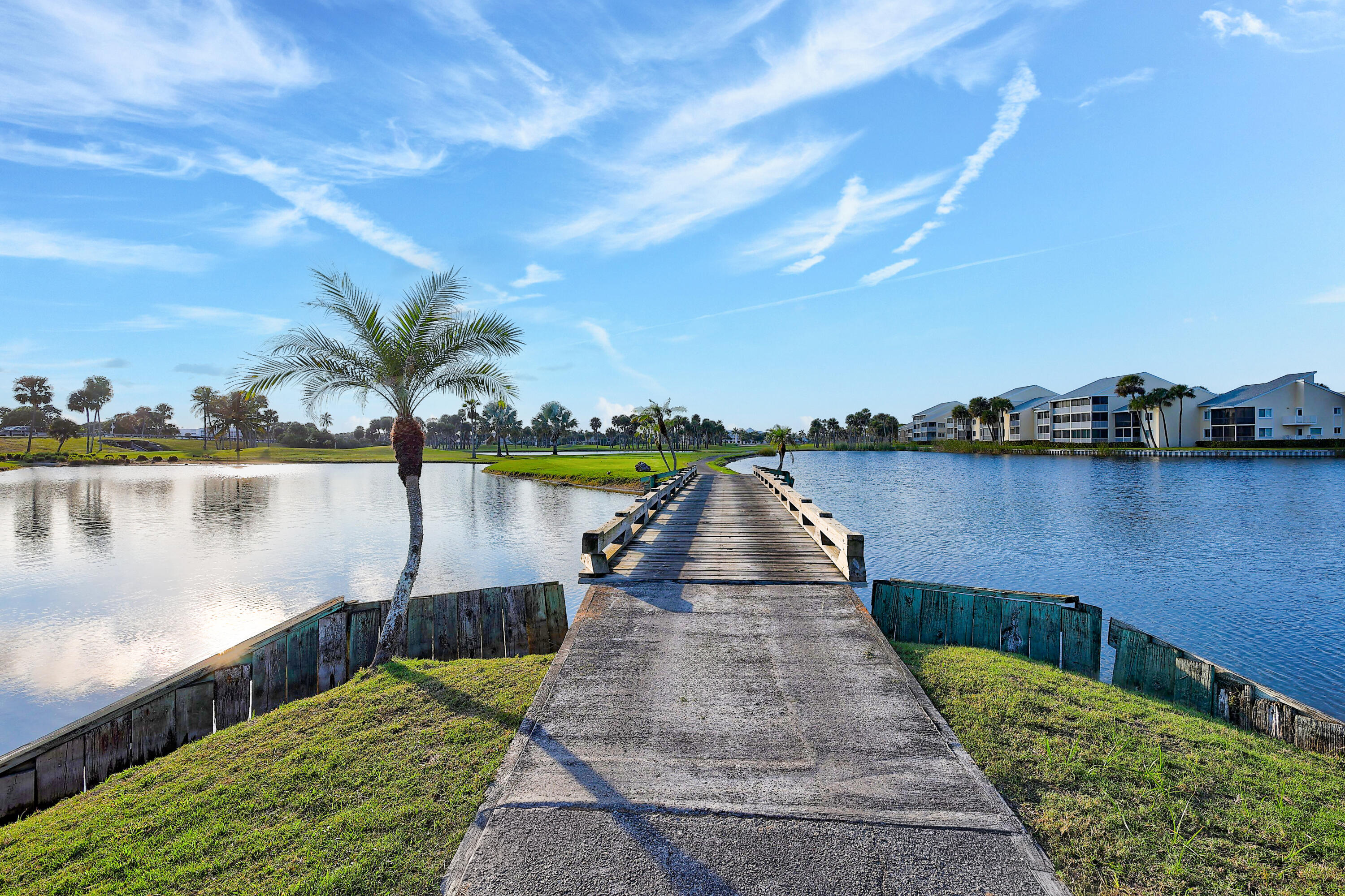 411 Northeast Plantation Road, Unit 522 Stuart, FL 34996 - Photo 33 of 52 a view of a lake with outdoor space