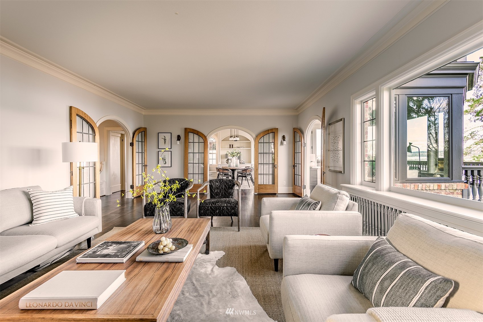 3328 Cascadia Avenue South Seattle, WA 98144 - Photo 9 of 40 a living room with furniture and floor to ceiling windows