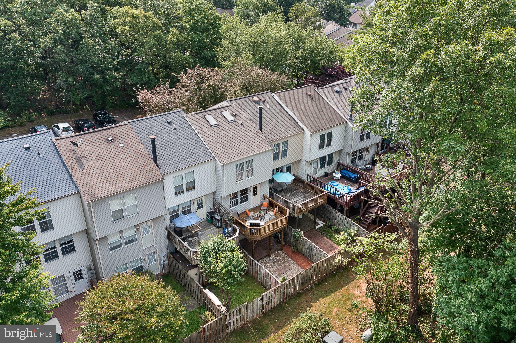 6582 Skylemar Trail Centreville, VA 20121 - Photo 45 of 46 an aerial view of a house with a garden