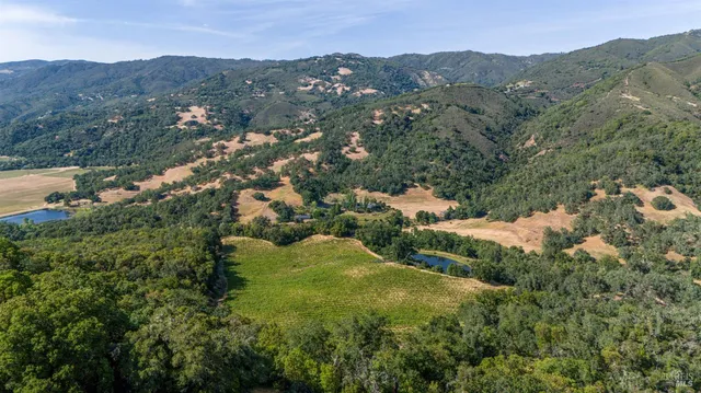 an aerial view of a city with lots of residential buildings