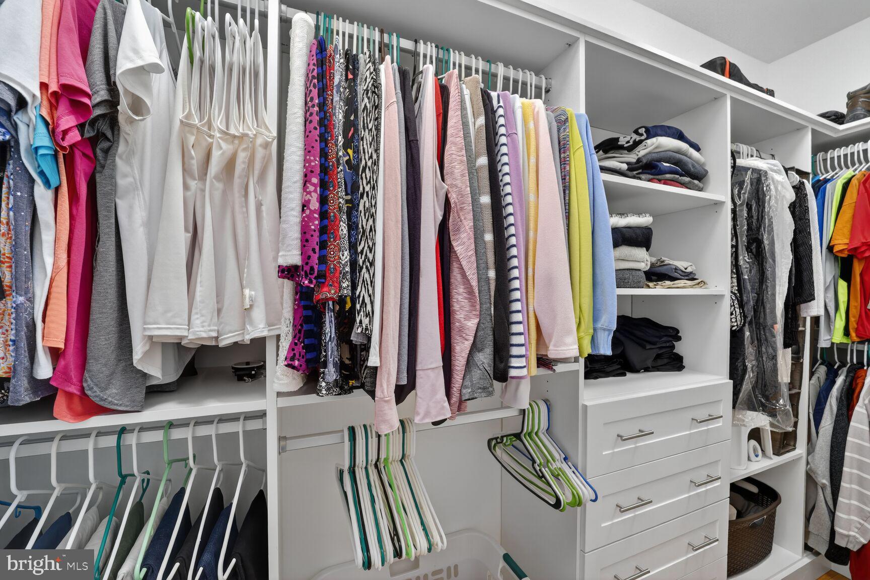 814 3rd Street Southeast Washington, DC 20003 - Photo 18 of 36 a view of walk in closet with clothes and shoes