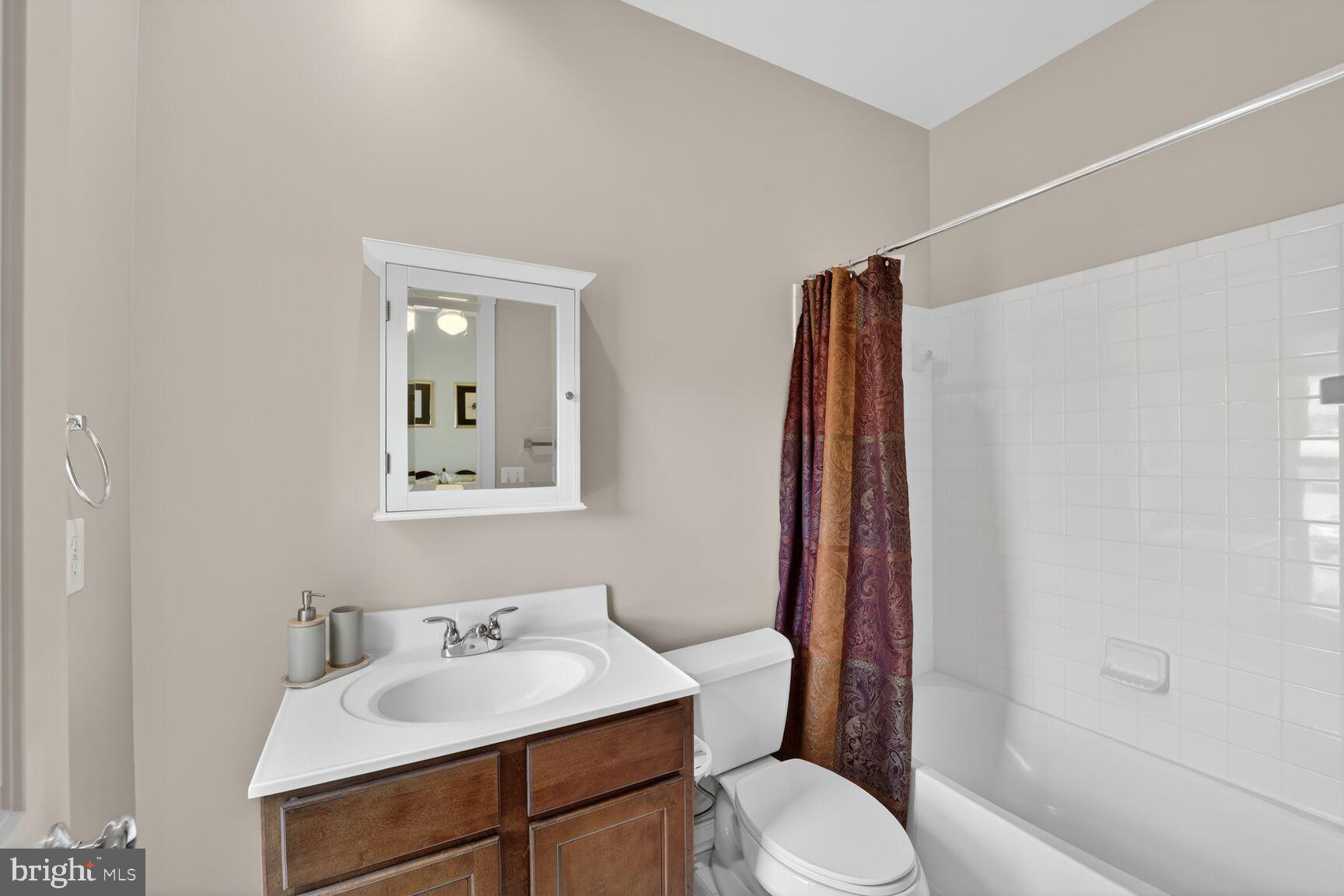 814 3rd Street Southeast Washington, DC 20003 - Photo 21 of 36 a bathroom with a sink toilet and vanity