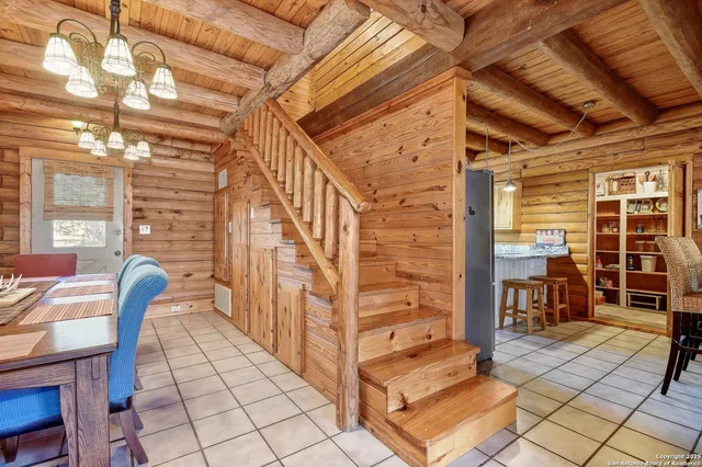 a view of an outdoor space with seating area