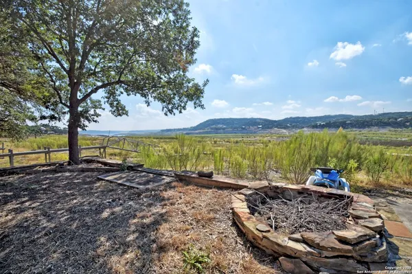 a view of a lake with a mountain