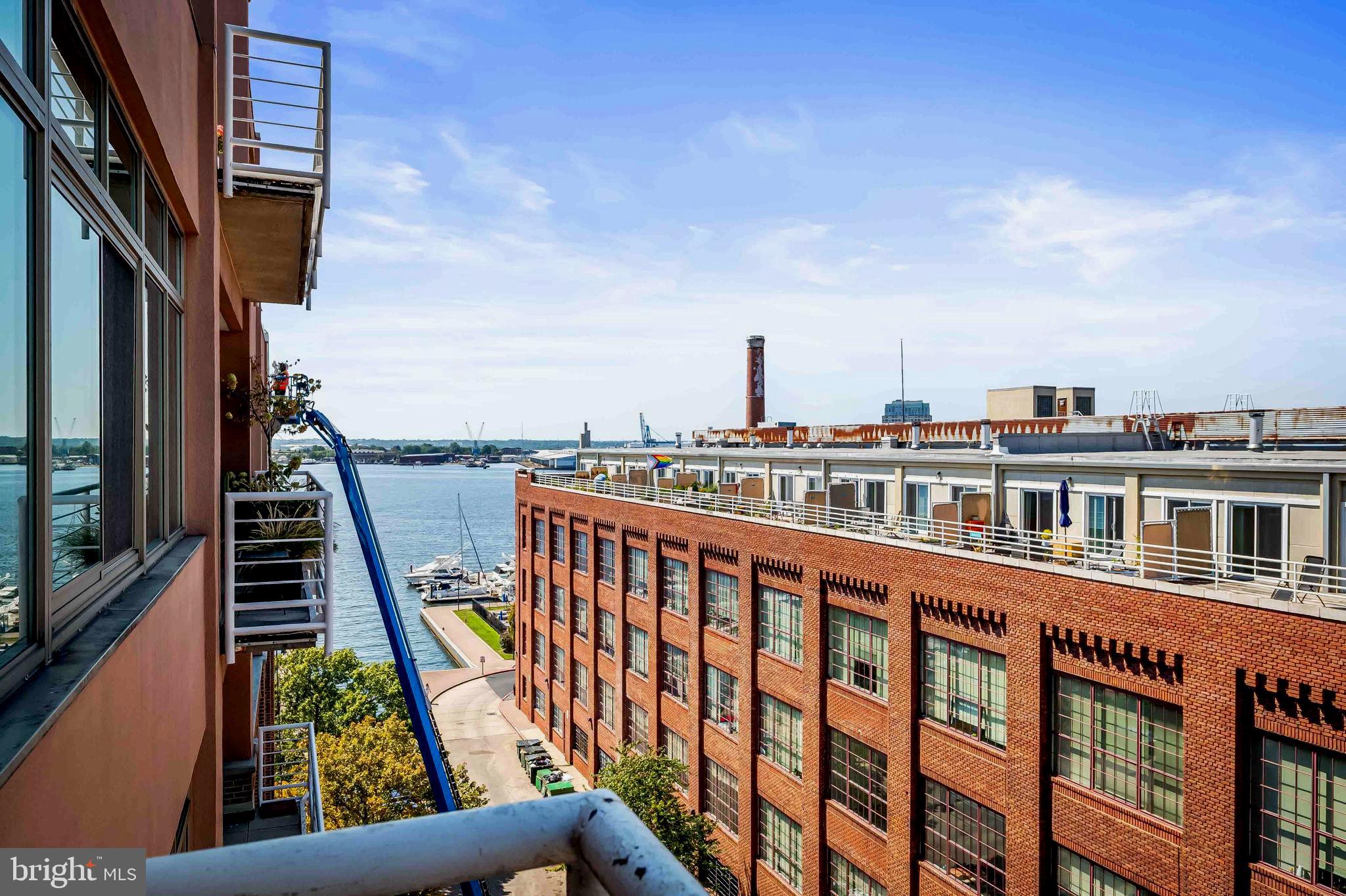 2901 Boston Street, Unit 513 Baltimore, MD 21224 - Photo 33 of 62 a view of city from balcony