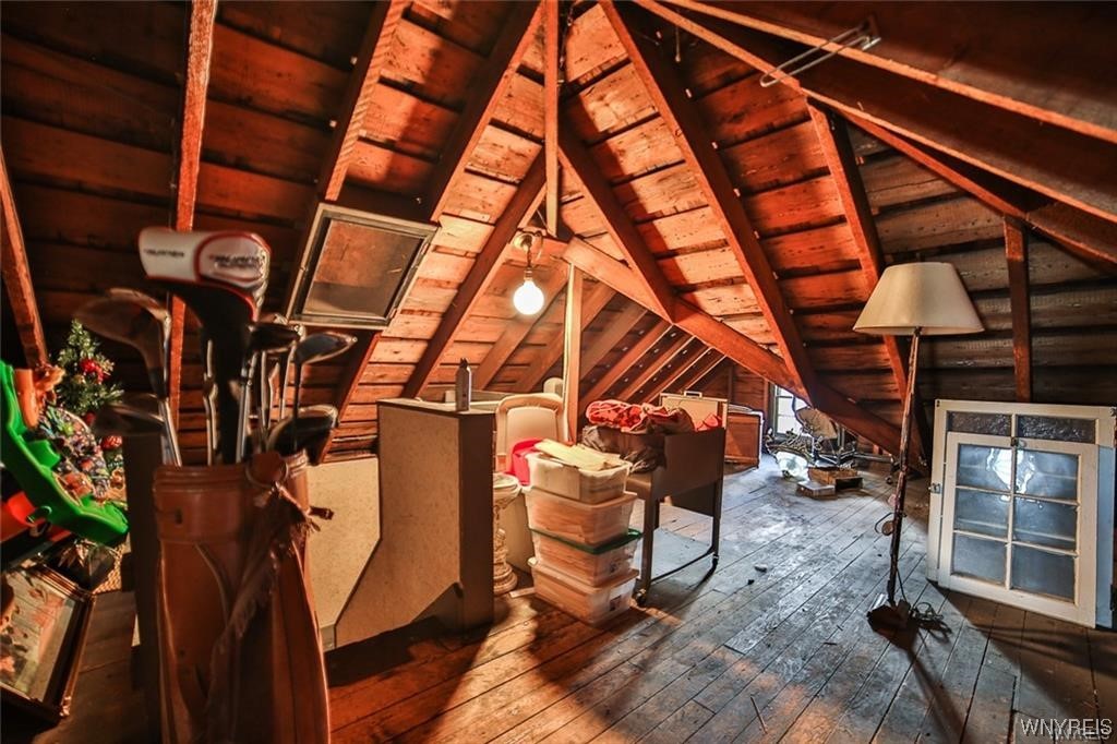 32 Colonial Circle Buffalo, NY 14213 - Photo 33 of 36 ATTIC W/ GREAT USABLE STORAGE.