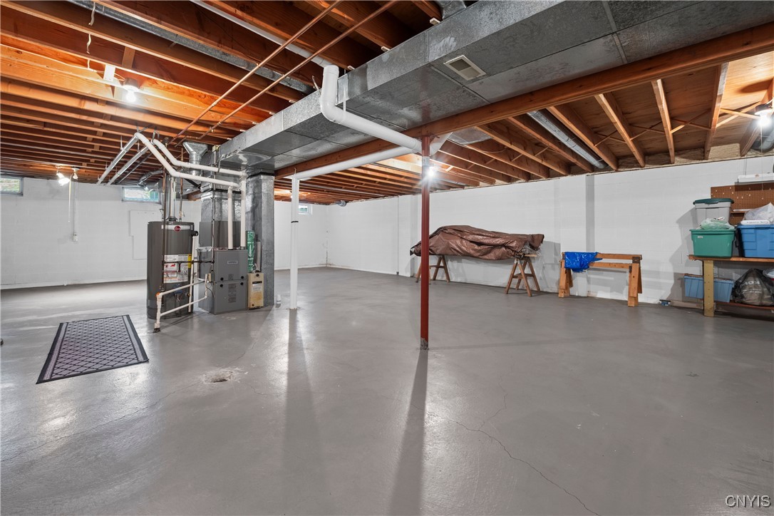 4971 Ravine Road Manlius, NY 13066 - Photo 37 of 37 12 course basement, waiting to be finished .