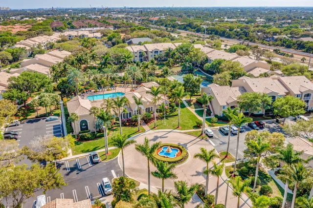 an aerial view of a city with lots of residential buildings
