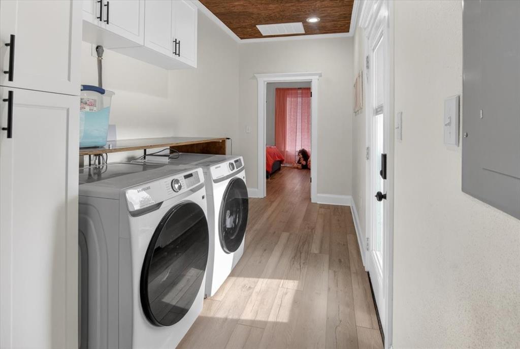 278 Leuschner Road Elm Mott, TX 76640 - Photo 24 of 31 a view of washer and dryer in a utility room