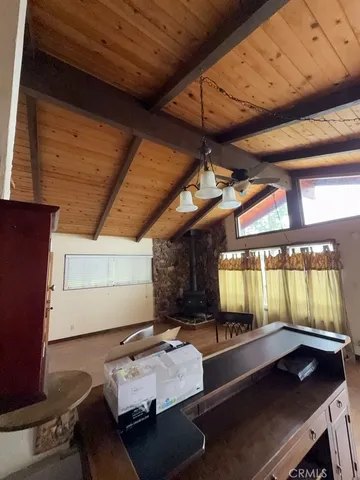 a room with furniture and windows