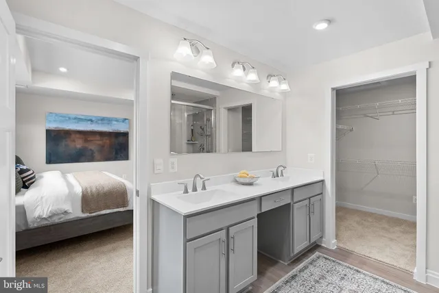 a view of an empty room