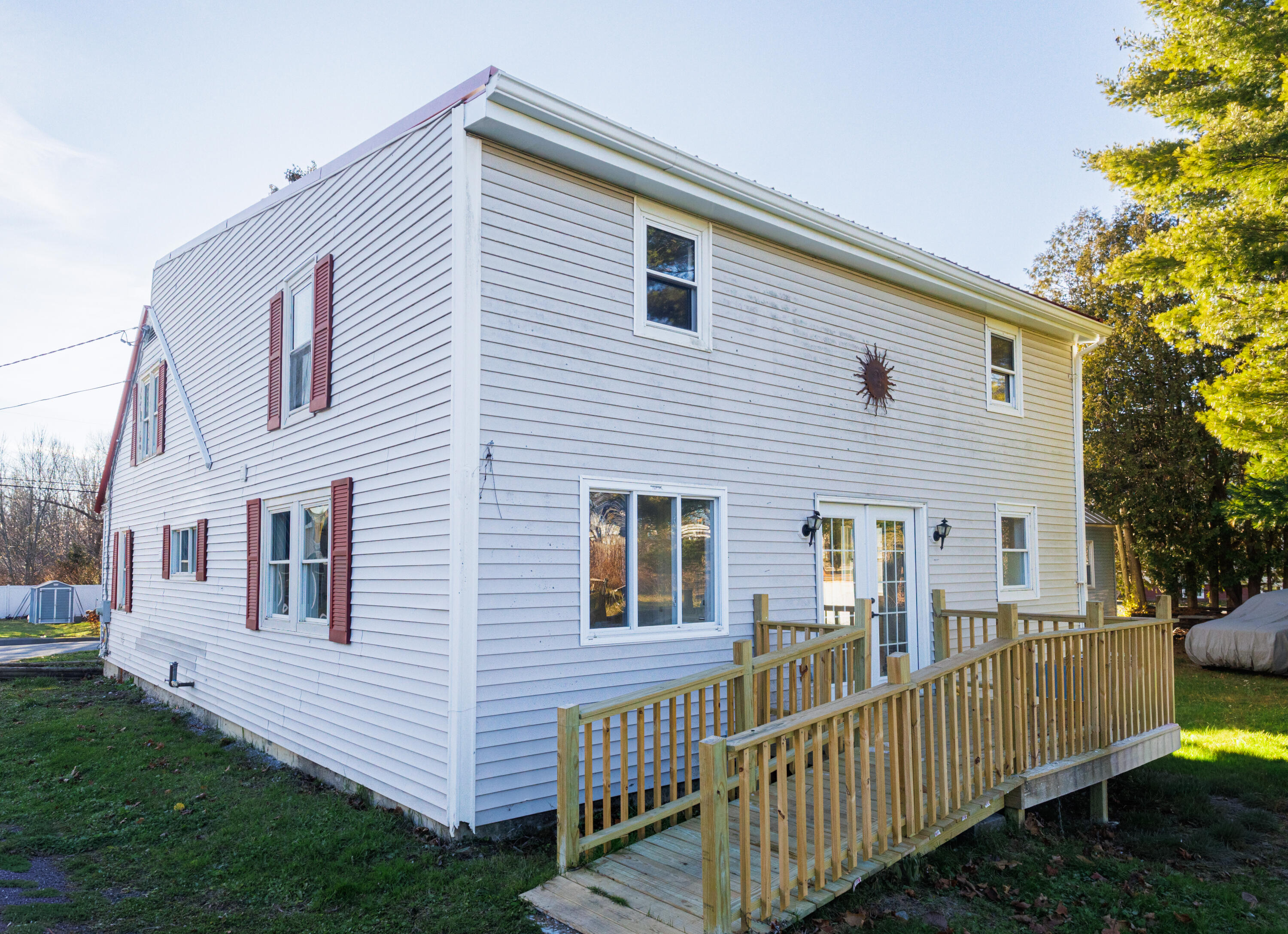 35 Oakland Street Waterville, ME 04901 - Photo 5 of 14 Back Deck & Ramp