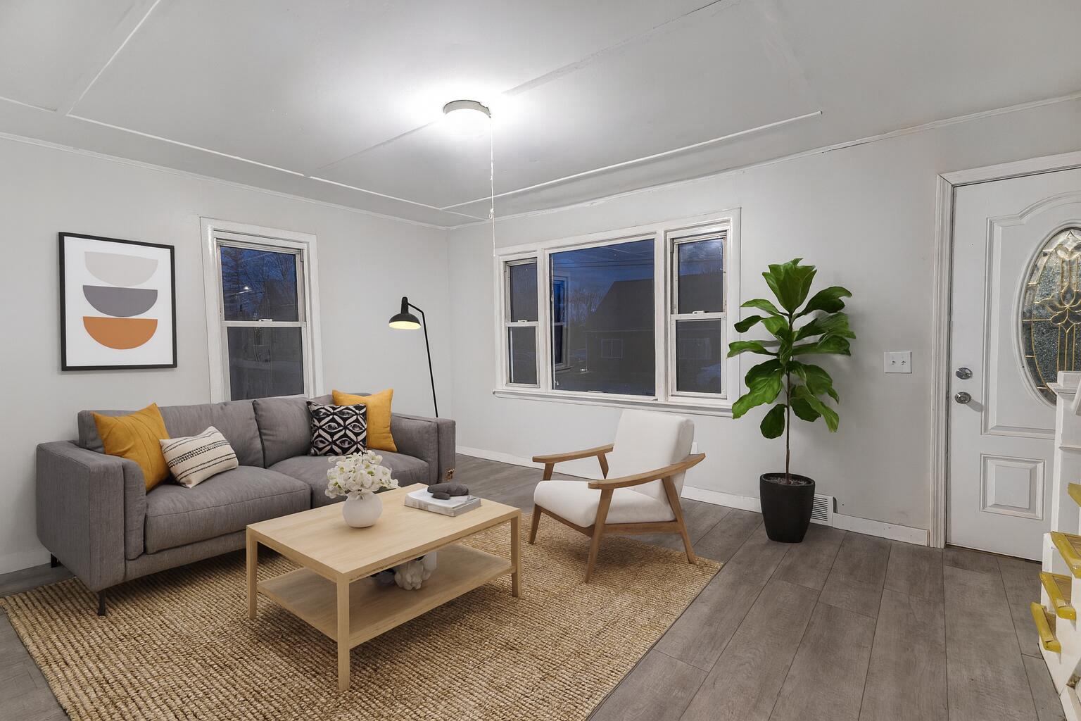 35 Oakland Street Waterville, ME 04901 - Photo 7 of 14 Living Room - Staged