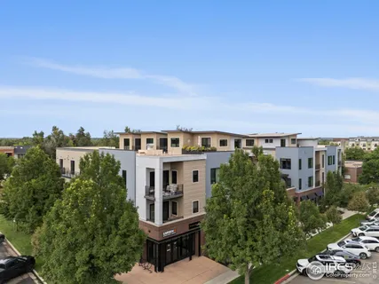 an aerial view of multiple houses