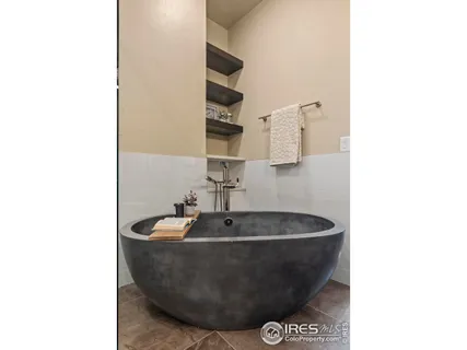 a room with a sink