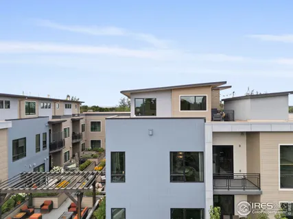 a view of a house with many windows