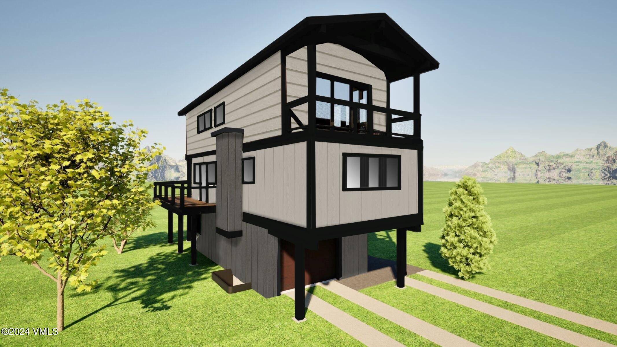 18 Abby Road Minturn, CO 81645 - Photo 3 of 6 a front view of a house with garden