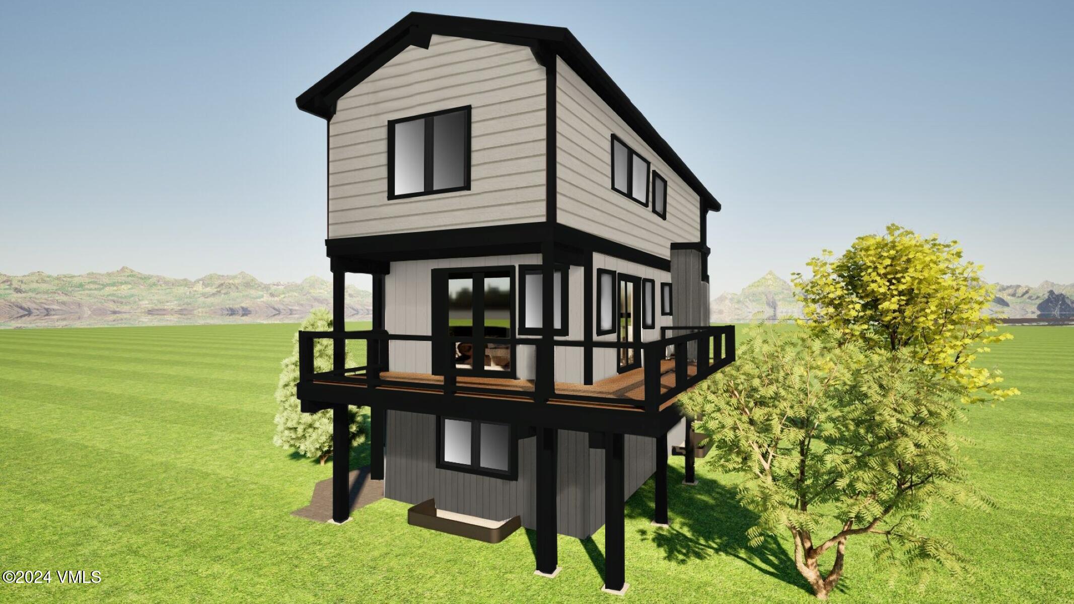 18 Abby Road Minturn, CO 81645 - Photo 4 of 6 a balcony view with a garden space