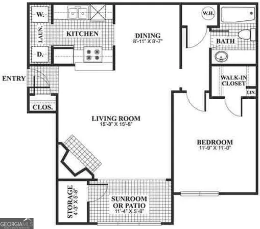 $1,242 | 8085 Adair Lane, Unit 415, Sandy Springs, GA 30350