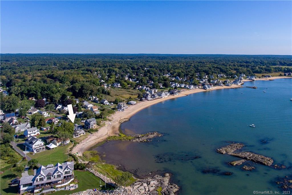 144 Twin Coves Road Madison, CT 06443 - Photo 1 of 1 an aerial view of a houses with a yard