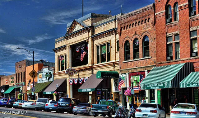a front view of a house with a yard and green space