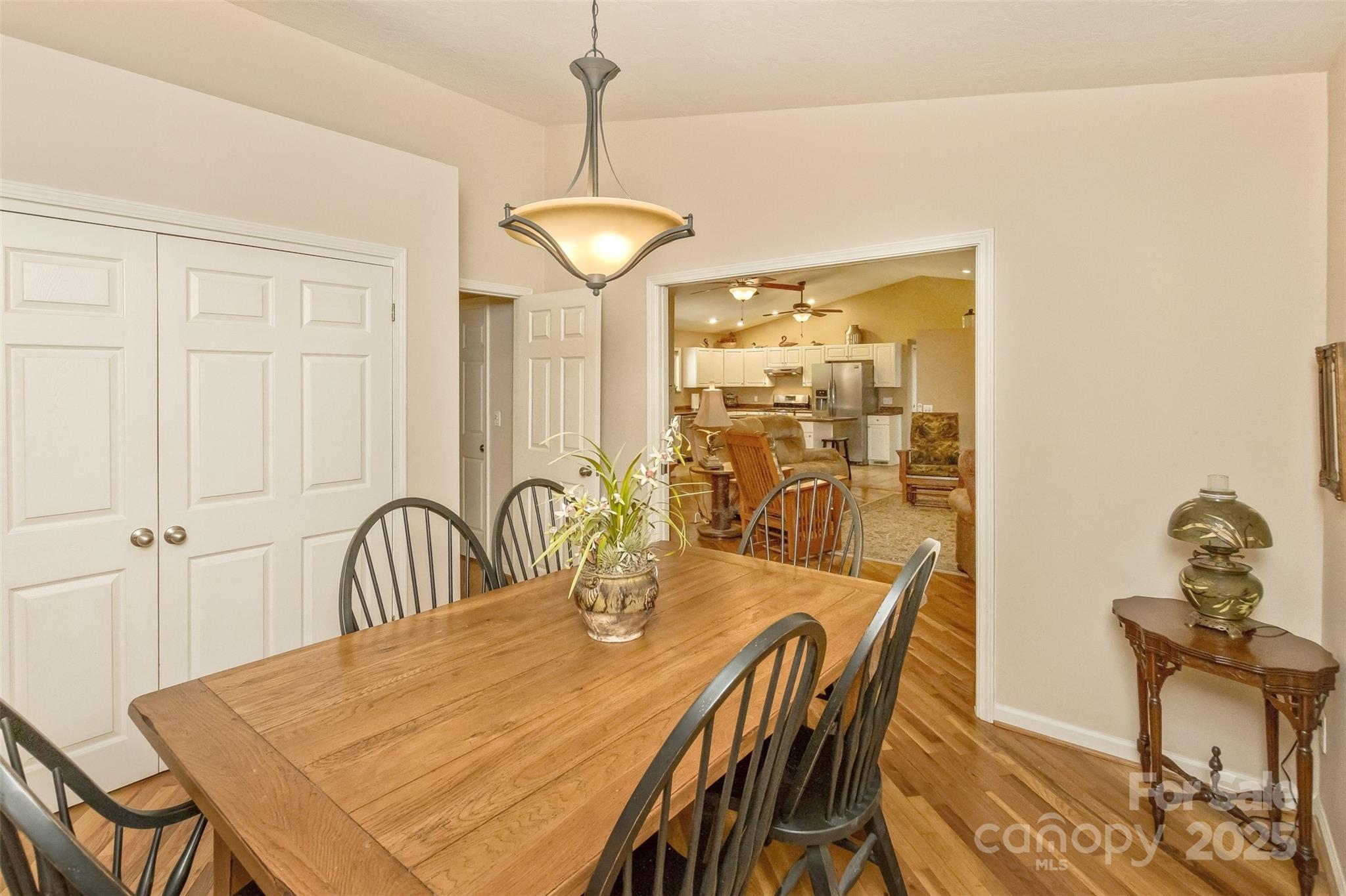 15 Beaverdam Knoll Road Asheville, NC 28804 - Photo 12 of 39 a view of a dining room with furniture window and outside view