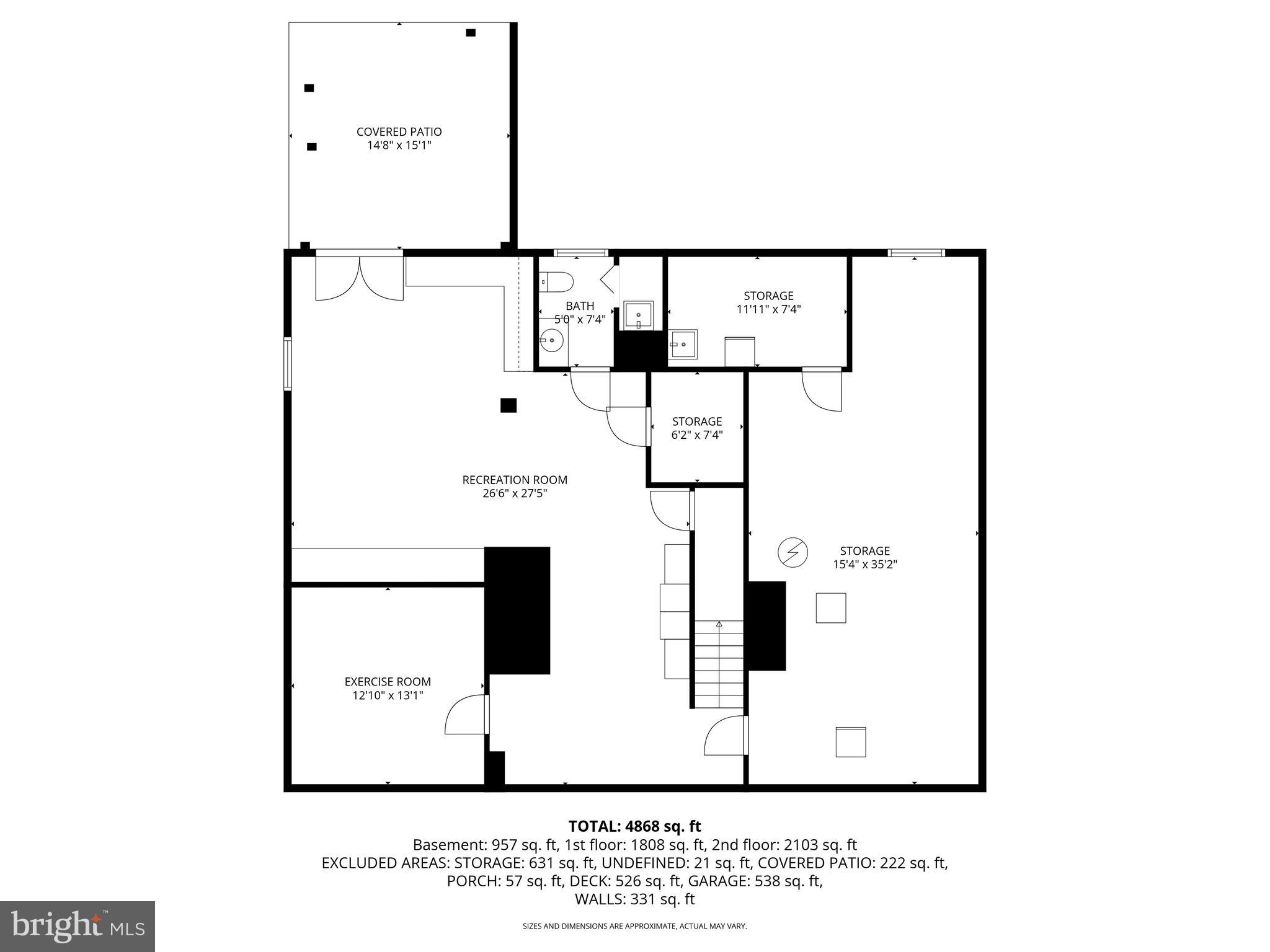 901 Chestnut Ridge Drive Lutherville-Timonium, MD 21093 - Photo 137 of 138 Lower Level Floor Plan