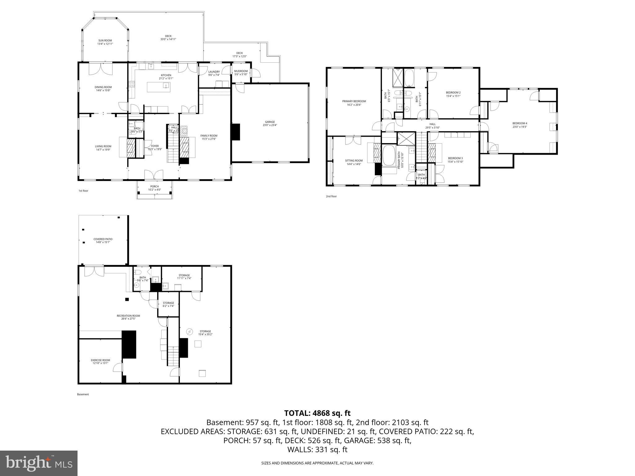 901 Chestnut Ridge Drive Lutherville-Timonium, MD 21093 - Photo 138 of 138 All Levels Floor Plan