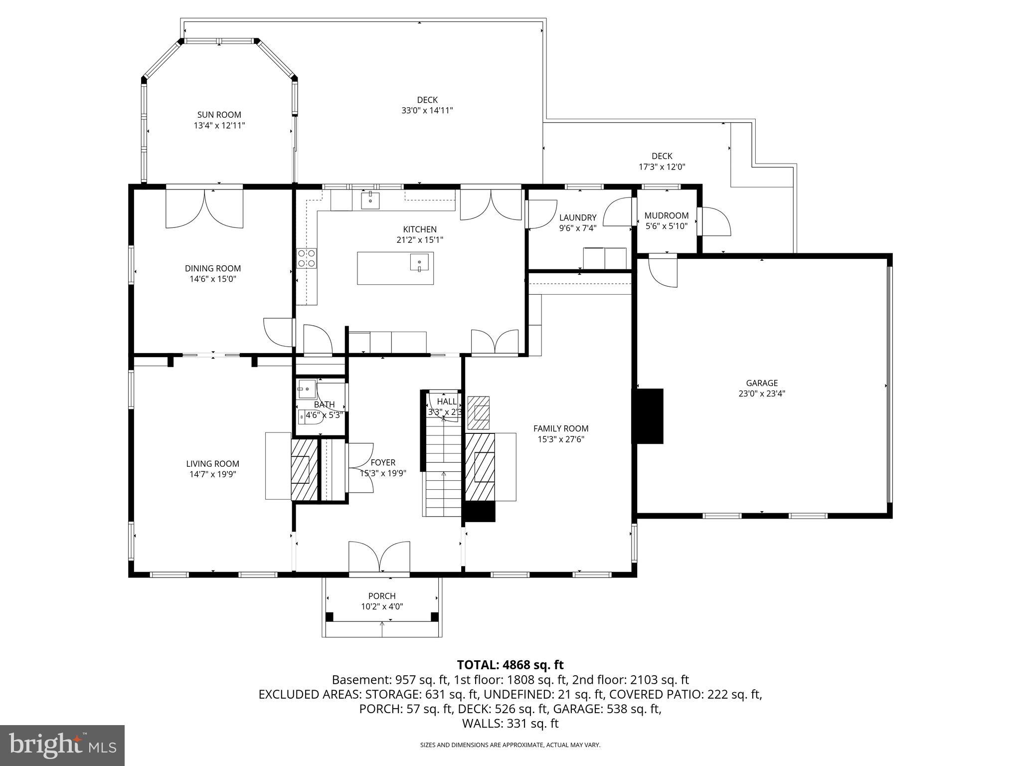 901 Chestnut Ridge Drive Lutherville-Timonium, MD 21093 - Photo 135 of 138 Main Level Floor Plan