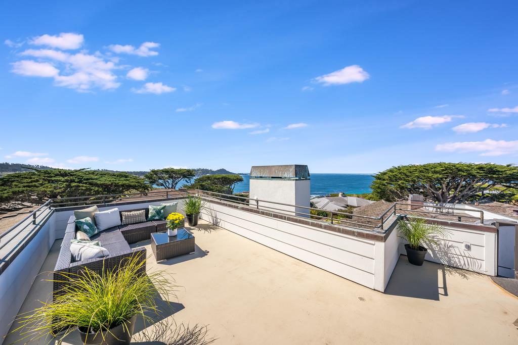 2863 Cuesta Way Carmel, CA 93923 - Photo 42 of 59 a view of terrace with seating area and city view
