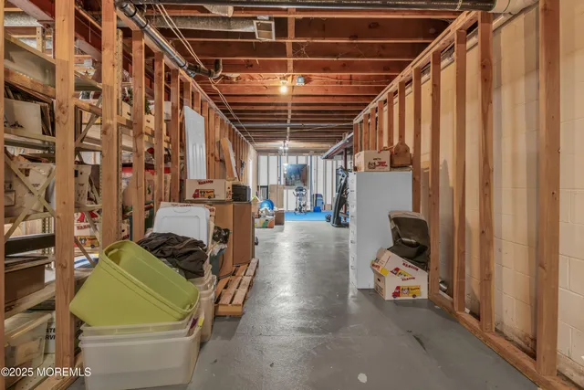 a view of storage and utility room
