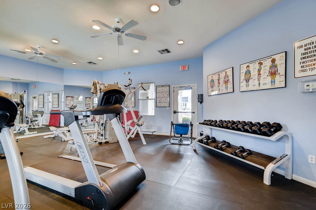 10550 West Alexander Road, Unit 1108 Las Vegas, NV 89129 - Photo 19 of 29 Community Fitness room