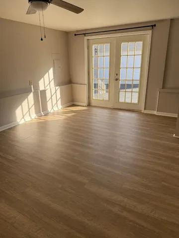 wooden floor in an empty room