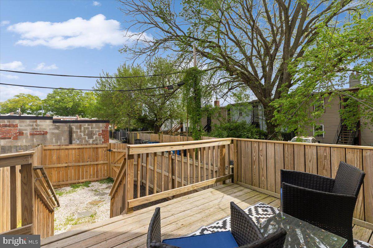 635 20th Street Northeast Washington, DC 20002 - Photo 25 of 33 a view of a two chairs on the roof deck