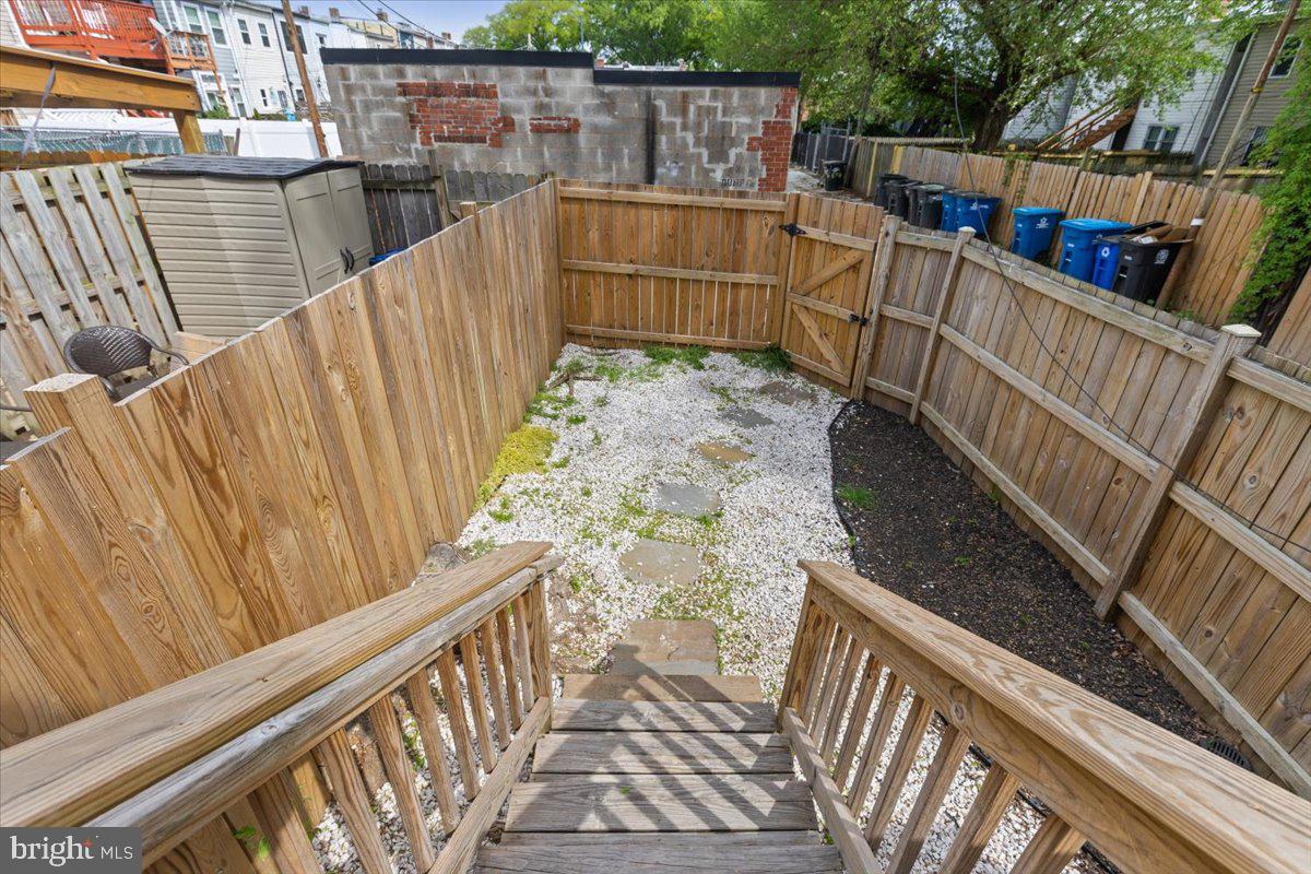 635 20th Street Northeast Washington, DC 20002 - Photo 27 of 33 a view of balcony with wooden floor and seating space