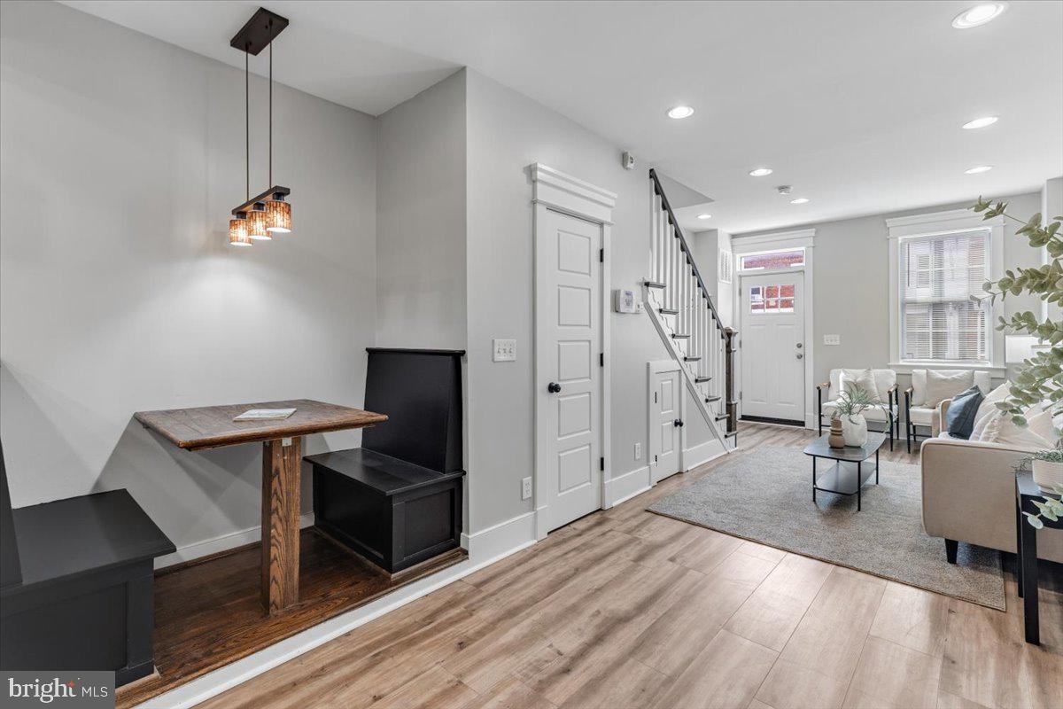 635 20th Street Northeast Washington, DC 20002 - Photo 10 of 33 a living room with furniture and wooden floor